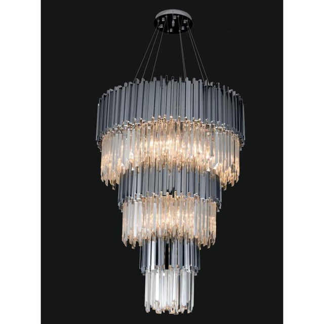 Collection Jupiter Chandelier in Metal and Crystal by Jago For Sale - Image 10 of 18