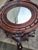 1940s 1940s American Federal Eagle Hand Carved Mahogany Wall Mirror Large For Sale - Image 5 of 15