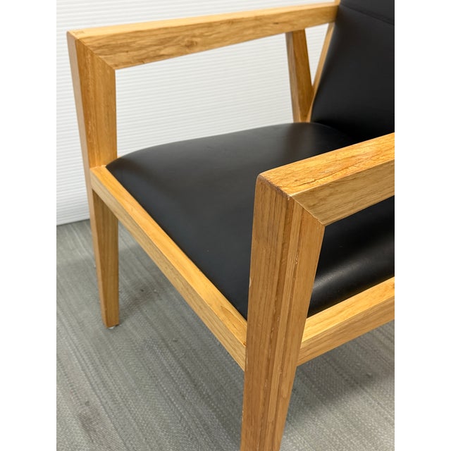 2010s Maria Yee Merced Leather Arm Chair For Sale - Image 5 of 10