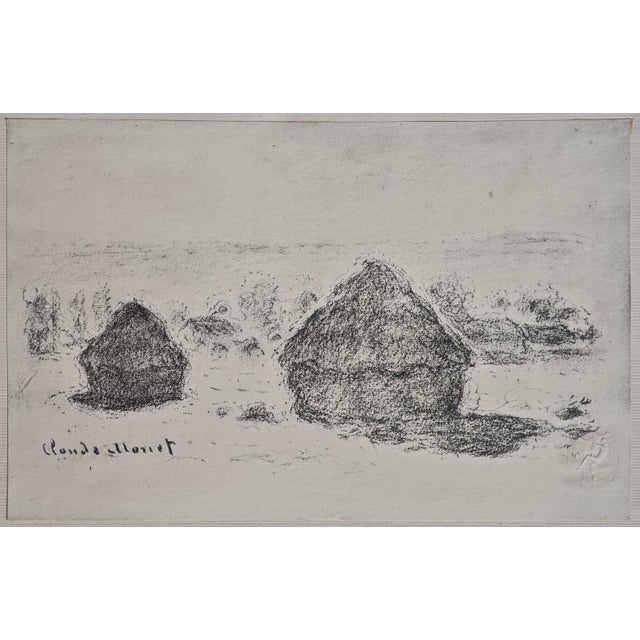 After Claude Monet, Haystacks, 1918, Lithograph For Sale - Image 6 of 12