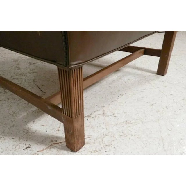 Tufted Midcentury Club Chair For Sale In New York - Image 6 of 9