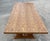 Vintage Brutalist Trestle Dining Table For Sale - Image 10 of 12