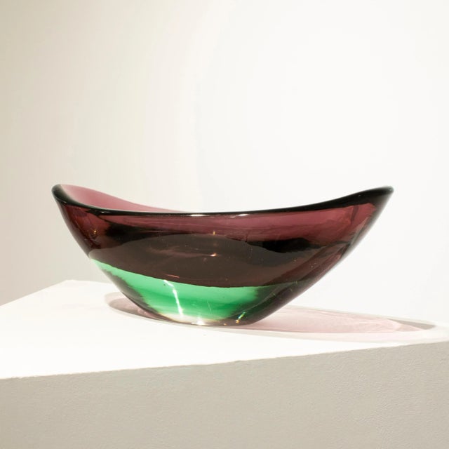 1970s Hand-Crafted Pink Murano Center Piece, 1970 For Sale - Image 5 of 9