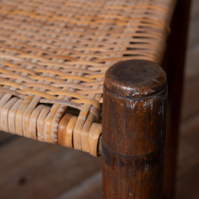 A Pair of American Ladder Back Chairs, 19th Century For Sale In Savannah - Image 6 of 17