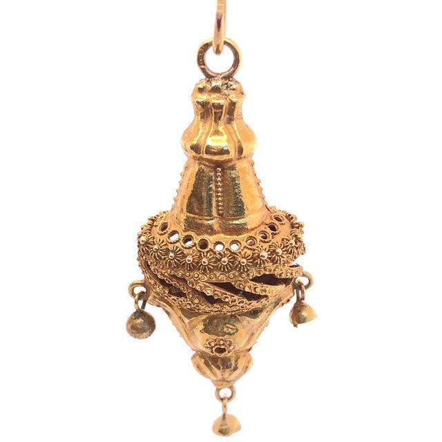 14 Karat Yellow Gold Early 20th Century Victorian Earrings For Sale - Image 10 of 11