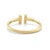 Contemporary Tiffany & Co. 18ct Yellow Gold T Wire Ring 3.41g, Size 6.25 For Sale - Image 3 of 6
