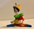 Tiny <2 Inch Colorful Plaster Clown Playing a Concertina! Delicate, Italian Ornament For Sale - Image 4 of 5