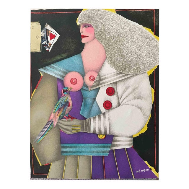 Richard Lindner, Untitled, 1974, Lithograph For Sale