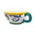 Late 20th Century Italian Labor Deruta Hand-Painted Maiolica Cups and Saucers, Set of 4 For Sale - Image 11 of 18