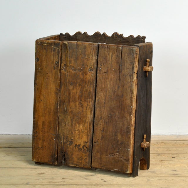Folk Art Romanian Cabinet, 1950 For Sale - Image 10 of 11