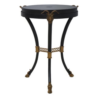 Labarge Regency Style Rams Head Round Occasional Table For Sale