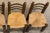 Late 19th Century Antique French Provincial Oak Ladder Back Dining Chairs - Set of 4 For Sale - Image 5 of 18
