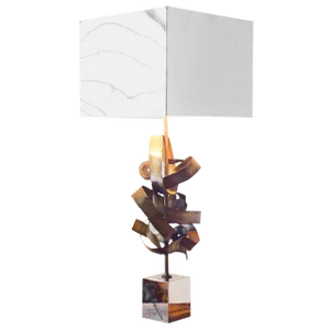 Curtis Jere Welded Brass Lamp