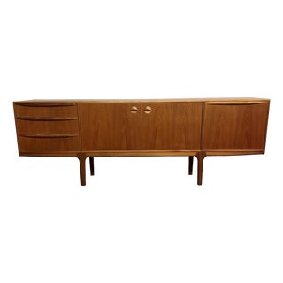 A.h. McIntosh Vintage Long Teak Sideboard / Bar For Sale