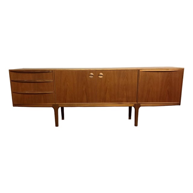 A.h. McIntosh Vintage Long Teak Sideboard / Bar For Sale