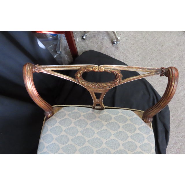 Neoclassical Italian Neoclassical Style Palladio Bench For Sale - Image 3 of 12