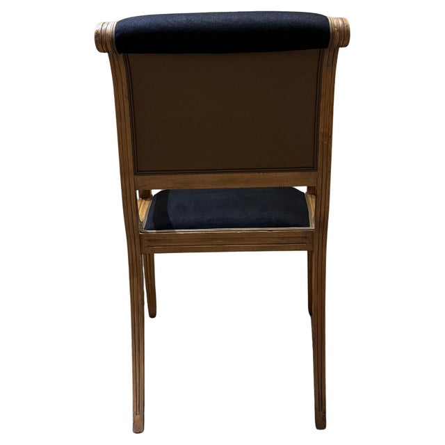 Late 20th Century Set of English Regency Style Dining Armchairs For Sale - Image 4 of 14