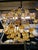 Vintage Gold Rain Chandelier with Crystals and Murano Glass Flowers, Italy, 1966 For Sale - Image 13 of 15