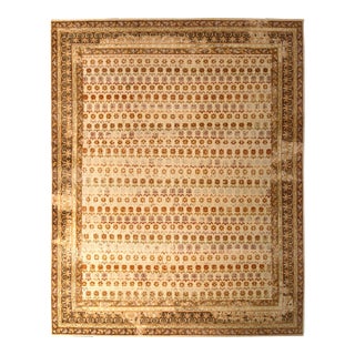 Rug & Kilim’s Daisy Rug in Cream and Orange, 10x14 For Sale