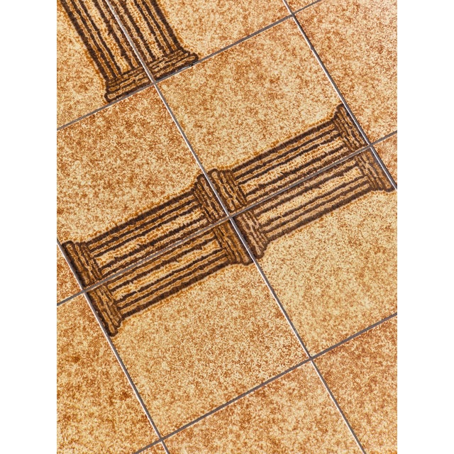Wood The Vintage 1970s Rosewood and Tile Coffee Table For Sale - Image 7 of 10