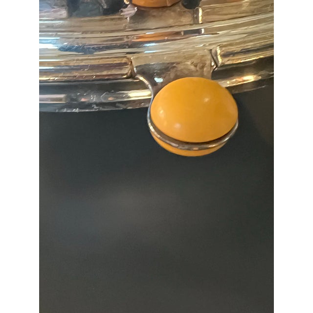 Antique Silverplate Etched Server Serving Dish Domed Tall Legs For Sale - Image 11 of 12