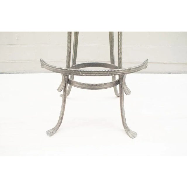 Set of Mid-Century Iron and Cowhide Bar Stools, 1960s For Sale - Image 18 of 18