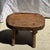 Small Wabi-Sabi Oval Teak Occasional Stool For Sale - Image 15 of 18