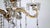 Brass-Lead Crystal Five-Light Chandelier from H.Richter, 1960s For Sale - Image 11 of 13