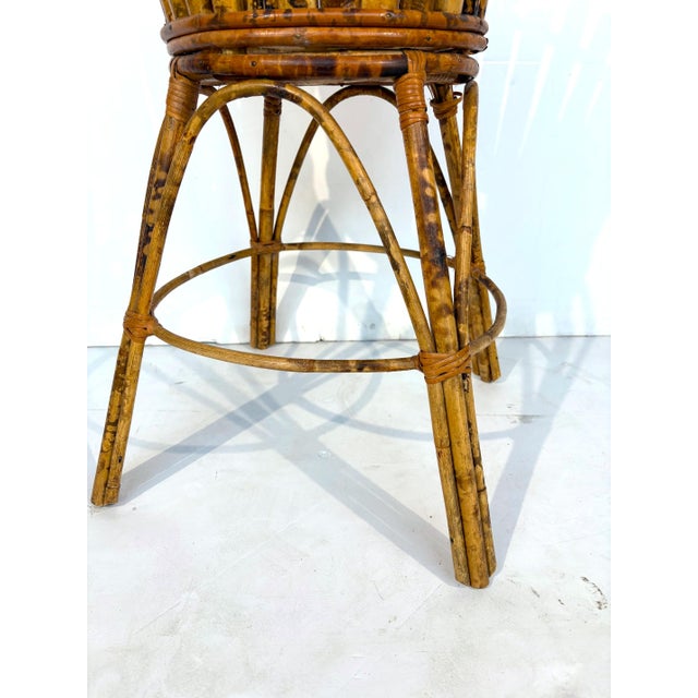 Bamboo Plant Stand For Sale - Image 4 of 5