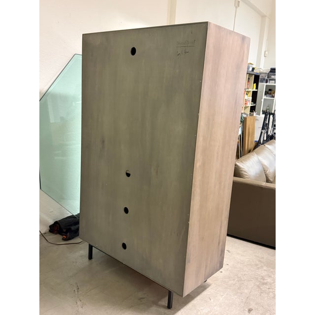 Room & Board Hudson Collection Storage Cabinet, Shell Stained For Sale - Image 10 of 12