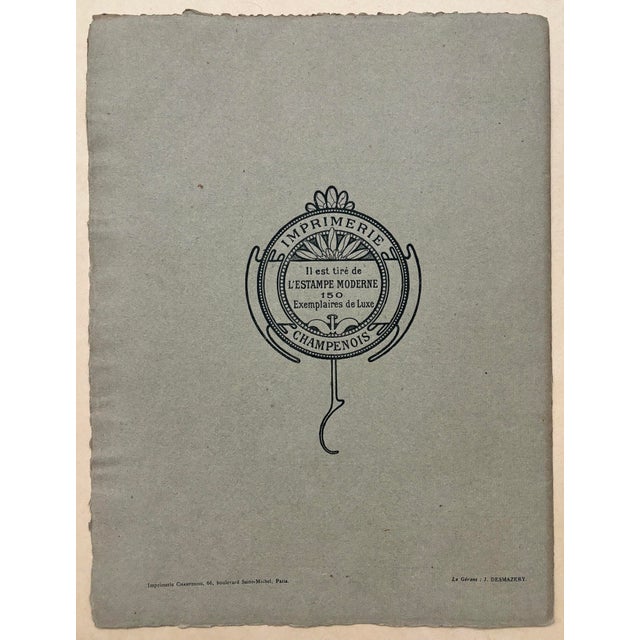 Paper Alphonse Mucha, Cover for l'Estampe Moderne, June 1898, Lithograph For Sale - Image 7 of 9