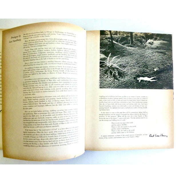 Mid-Century Modern Earliest 1955 'The Family of Man' Book by Steichen in Variant Jacket For Sale - Image 3 of 9