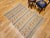 Vintage Native American Navajo Chinle Rug, Handwoven Wool, Banded Stripe Design, 4x6 For Sale - Image 13 of 13