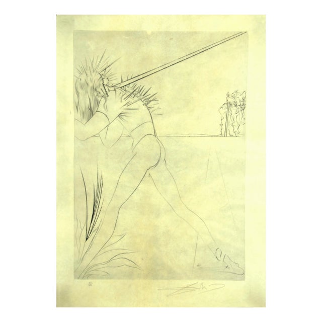 After Salvador Dalì, There Are Soldiers, Etching, 1973 For Sale