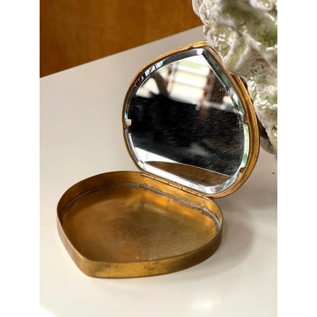 Metal Large Gilt Bronze Feuille Box by Line Vautrin For Sale - Image 7 of 13