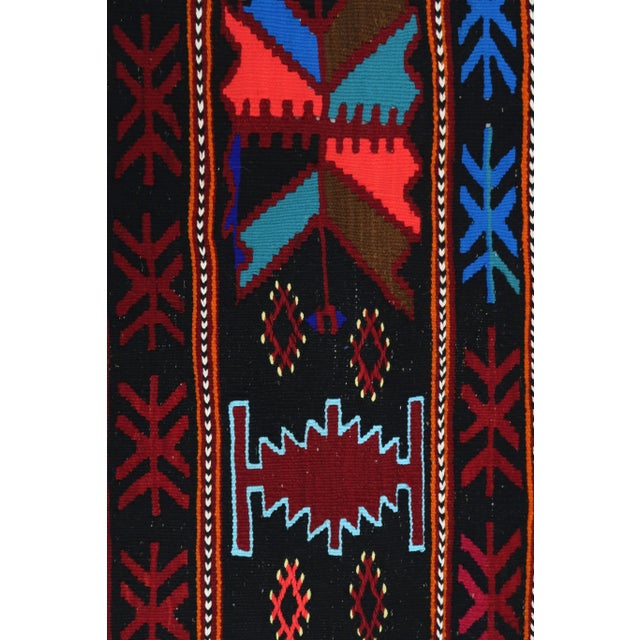 Vintage Turkish Kilim Rug Runner -3′3″ × 10′9″ For Sale - Image 10 of 13