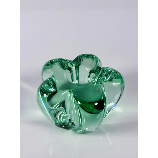 Crystal Flower Candleholder from Daum For Sale - Image 4 of 7