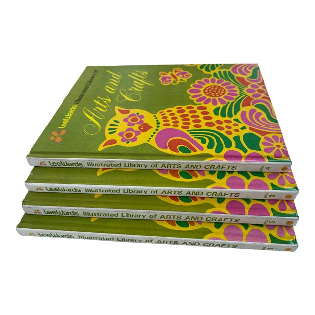 1970s Art & Craft Hardcover Books- Set of 4 For Sale