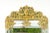 19th C. French Mirror With Gilt Metal Accents For Sale - Image 4 of 5