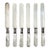 Early 20th Century Set of 6 Sterling Silver Knives With Mother-of-Pearl Handles by Landers, Frary & Clark For Sale
