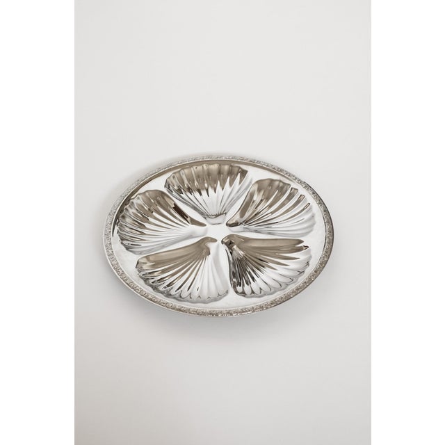 Silver Large Vintage Shell Serving Dish from WMF For Sale - Image 8 of 9