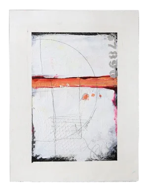 "Meridian" Original Abstract Mixed Media Painting by Jill Krasner