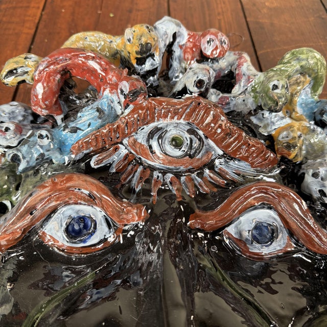 Monumental Cyclops Medusa Apotropaic Mask from Gennaro Condurso, Italy, 2010s For Sale - Image 4 of 17