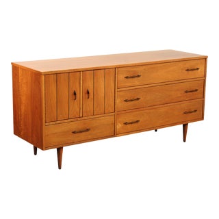 Mid Century Modern Walnut Sideboard For Sale