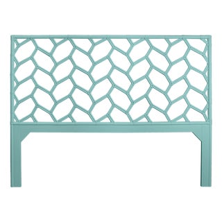 Silas Headboard King - Turquoise For Sale