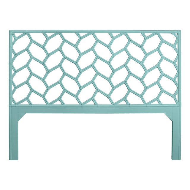 Silas Headboard King - Turquoise For Sale