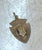 Early 20th-century silver tone English pocket watch fob medal, pendant or charm. Excellent condition.