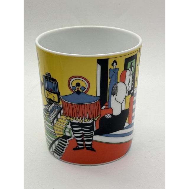 Postmodern mug from the City Cups collection for Rosenthal Studio-Line, circa 1990s. This wonderful mug, designed by Mario...