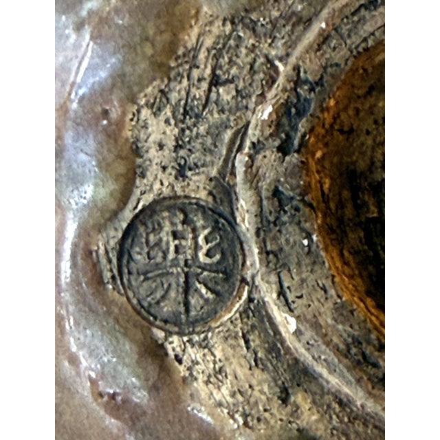 Mid-Century Modern Japanese Chawan Tea Bowl by Tannyu 10th Raku Edo Period For Sale - Image 3 of 15
