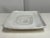 2010s Arte Italica Fleur-De-Lis Rectangular Ceramic Platter For Sale - Image 5 of 12